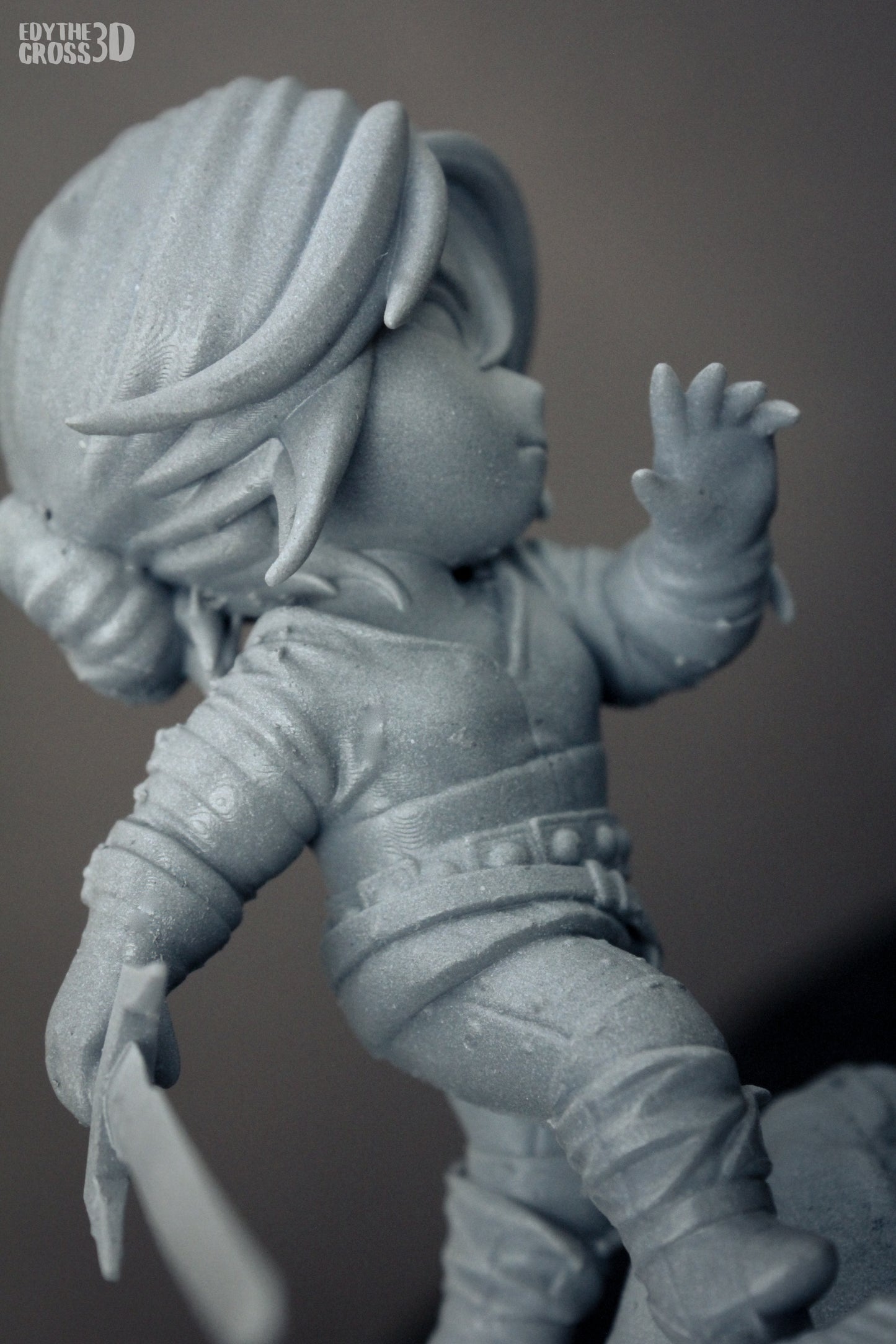 Chibi Ciri | 4-Inch Resin Model Kit | DIY Witcher Mini Elder Blood