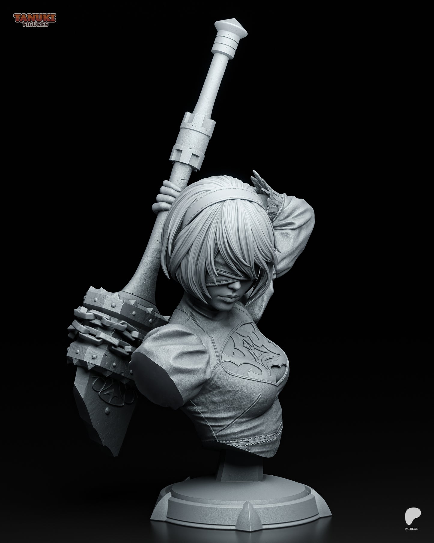 2B | Resin Model or Bust Kit | NieR Automata Combat Android