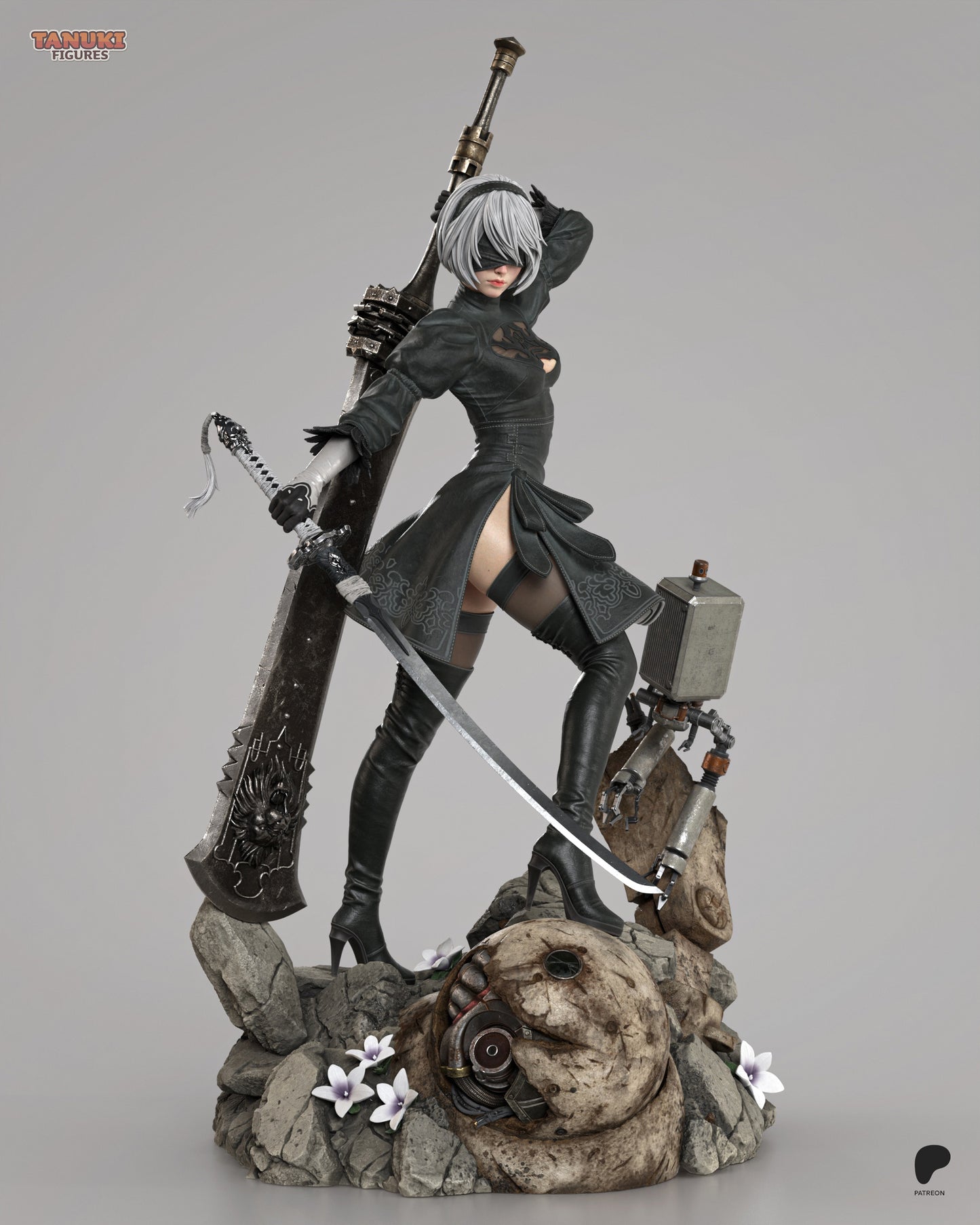2B | Resin Model or Bust Kit | NieR Automata Combat Android