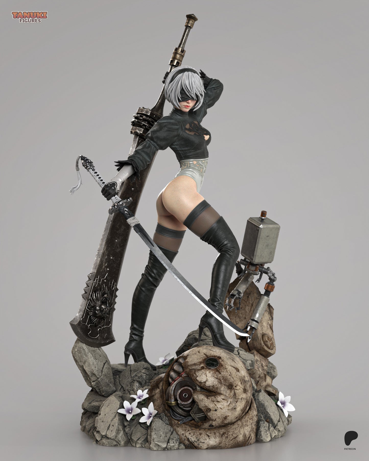 2B | Resin Model or Bust Kit | NieR Automata Combat Android