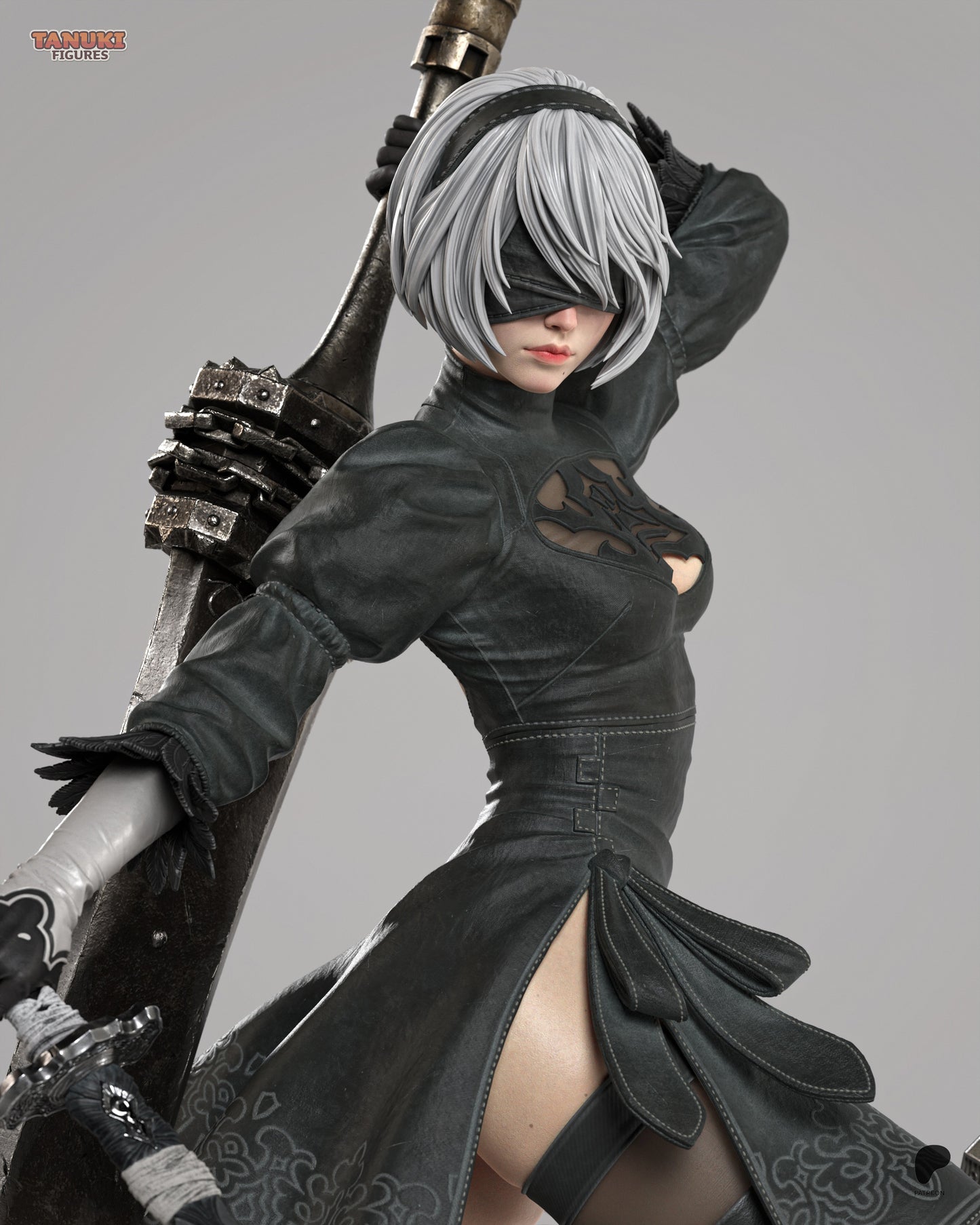 2B | Resin Model or Bust Kit | NieR Automata Combat Android
