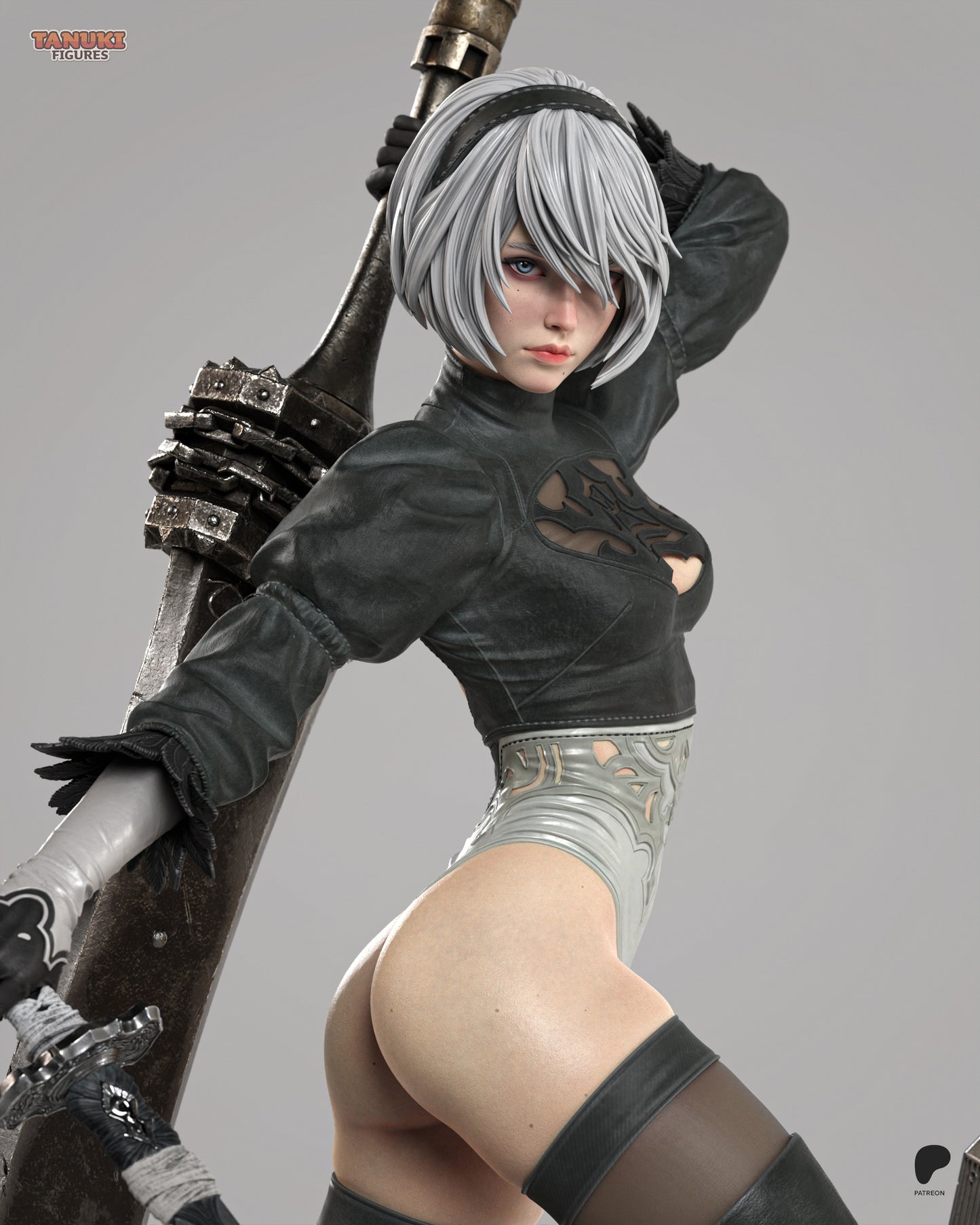 2B | Resin Model or Bust Kit | NieR Automata Combat Android