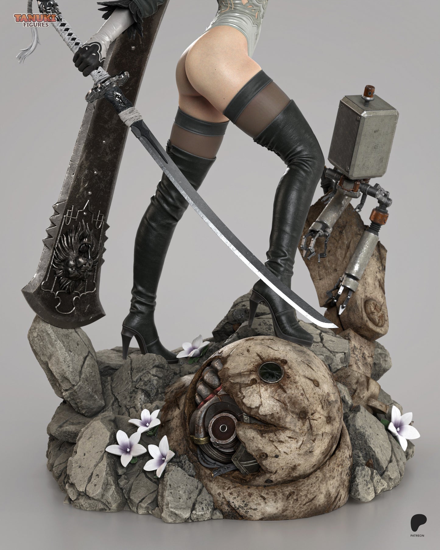 2B | Resin Model or Bust Kit | NieR Automata Combat Android