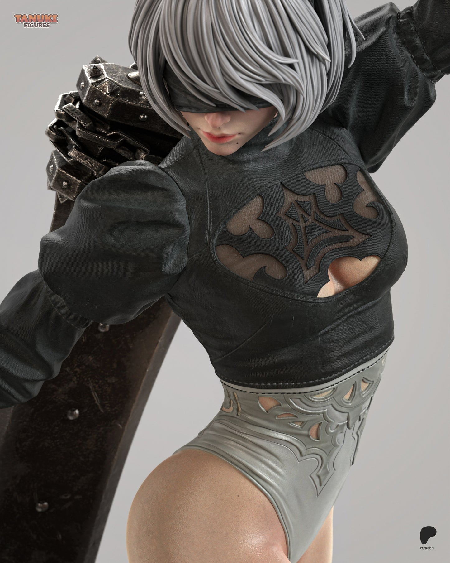 2B | Resin Model or Bust Kit | NieR Automata Combat Android