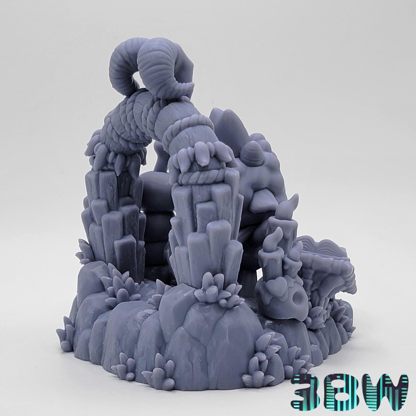 Chibi Cult of the Lamb Ritual | 4.5-Inch Resin Model Kit | Ritual Scene