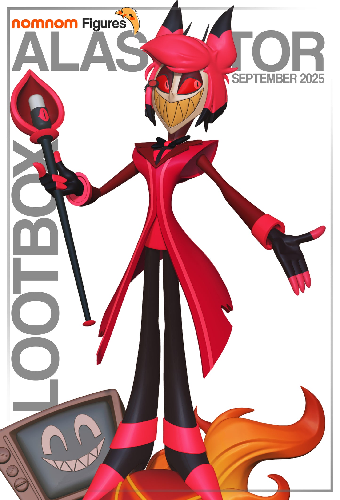 Alastor | 8.5-Inch Resin Model Kit | Hazbin Hotel Radio Demon