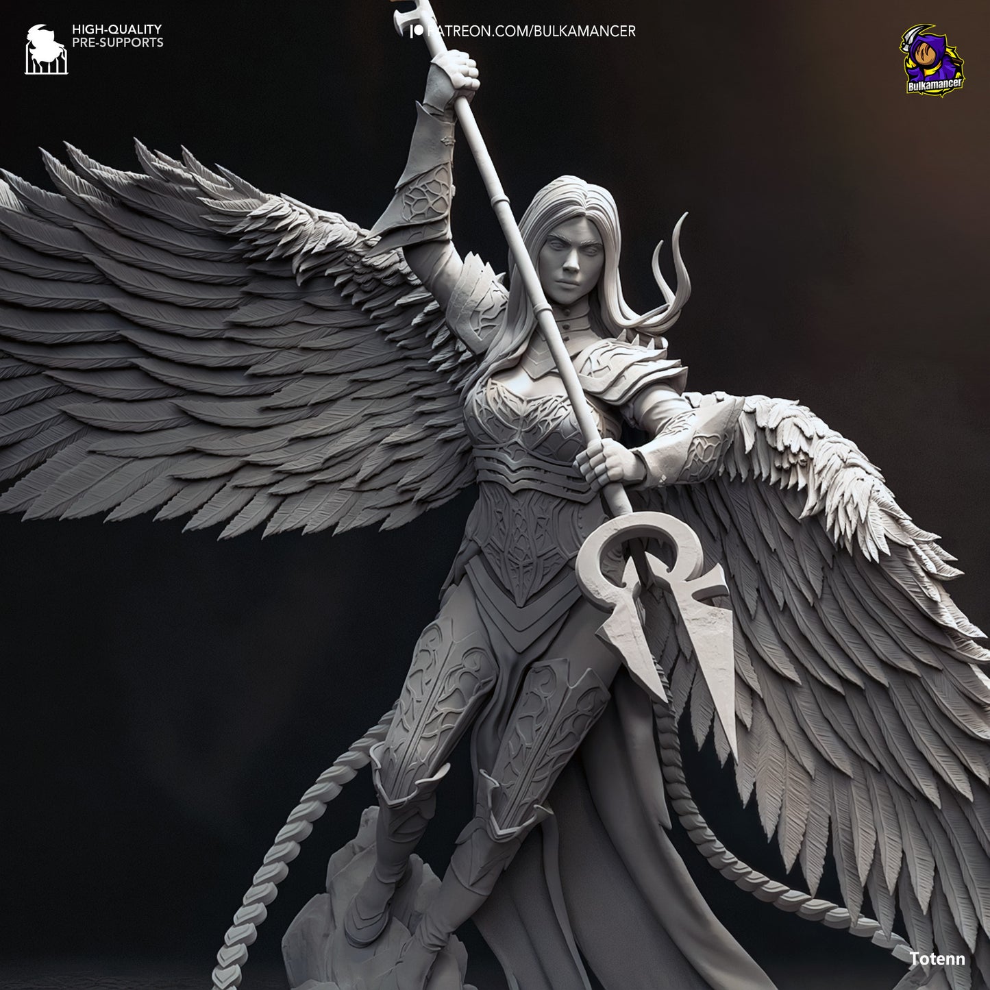 Avacyn Angel of Hope | 13-Inch Resin Model Kit | Archangel Protector of Innistrad