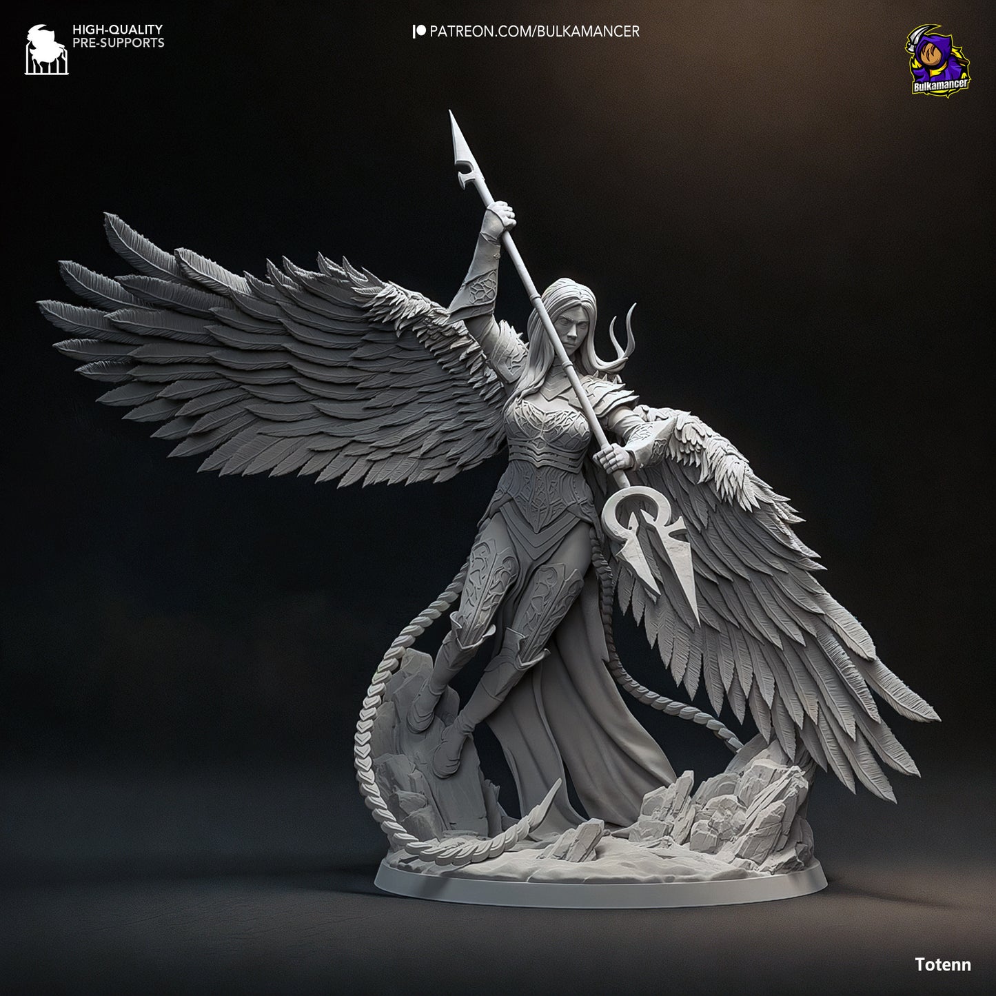 Avacyn Angel of Hope | 13-Inch Resin Model Kit | Archangel Protector of Innistrad