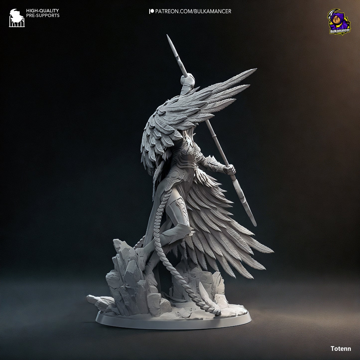 Avacyn Angel of Hope | 13-Inch Resin Model Kit | Archangel Protector of Innistrad