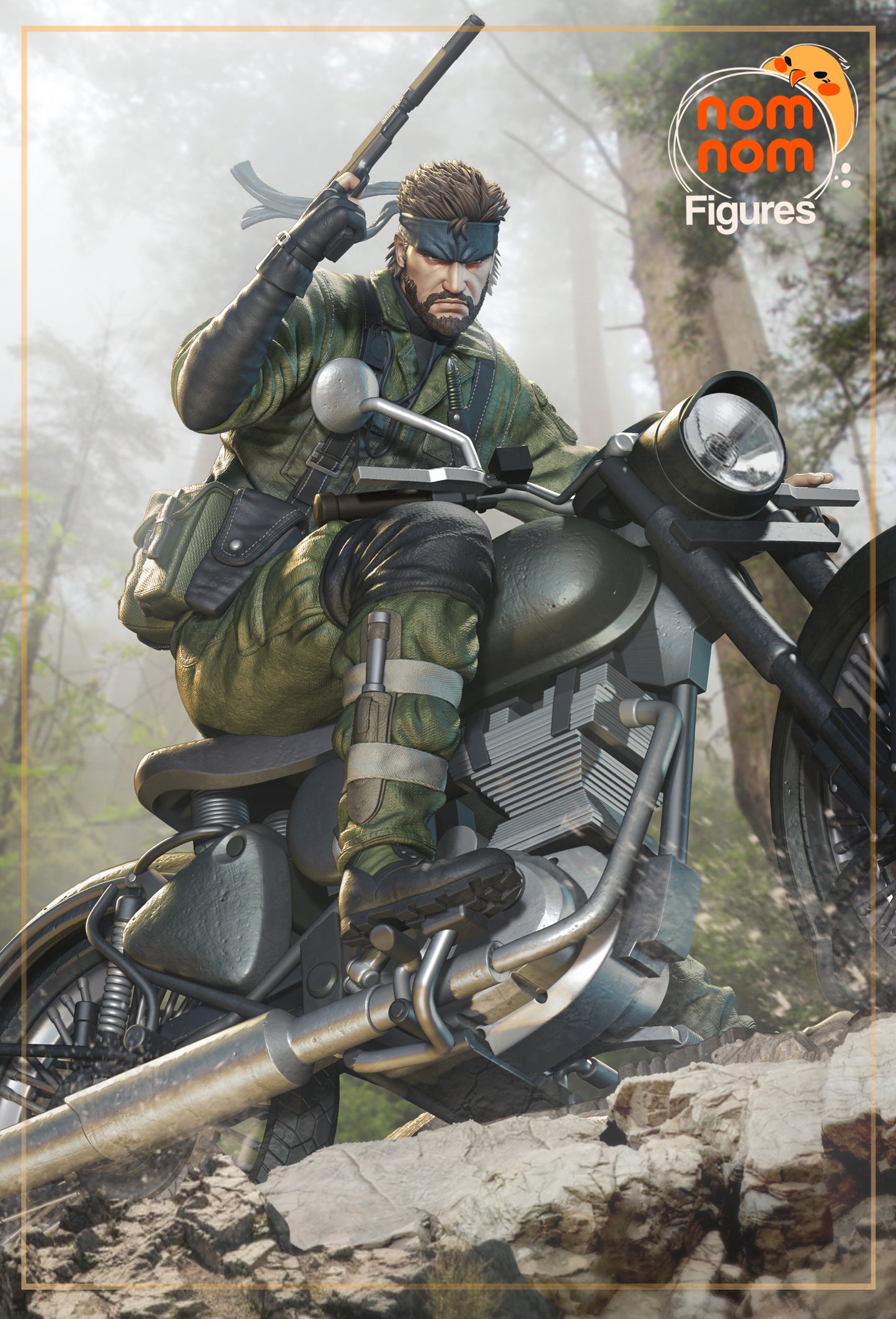 Naked Snake | Resin Model or Bust Kit | Metal Gear Solid 3: Snake Eater