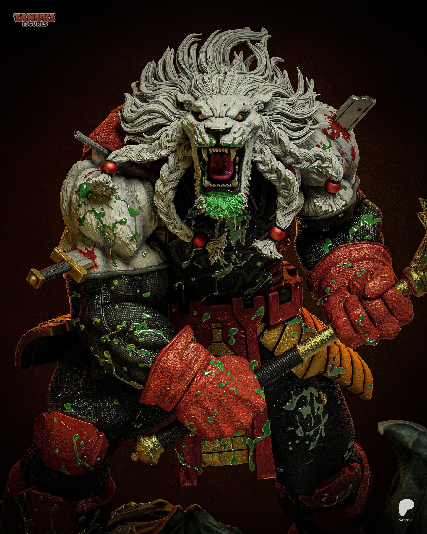 Battle Beast | Resin Model or Bust Kit | Invincible Galactic Gladiator