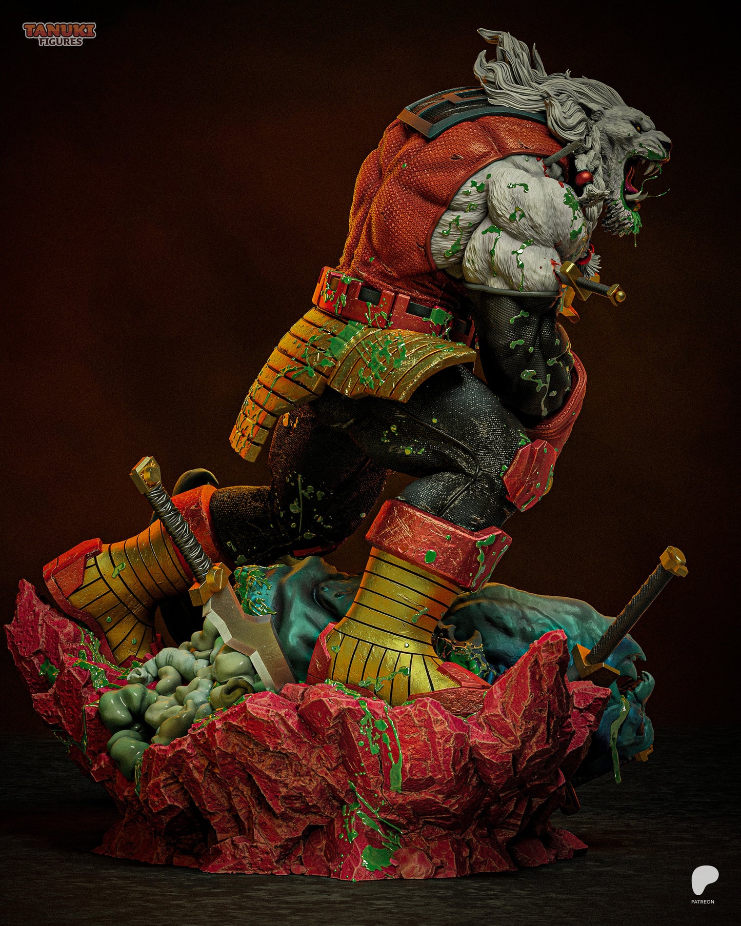 Battle Beast | Resin Model or Bust Kit | Invincible Galactic Gladiator