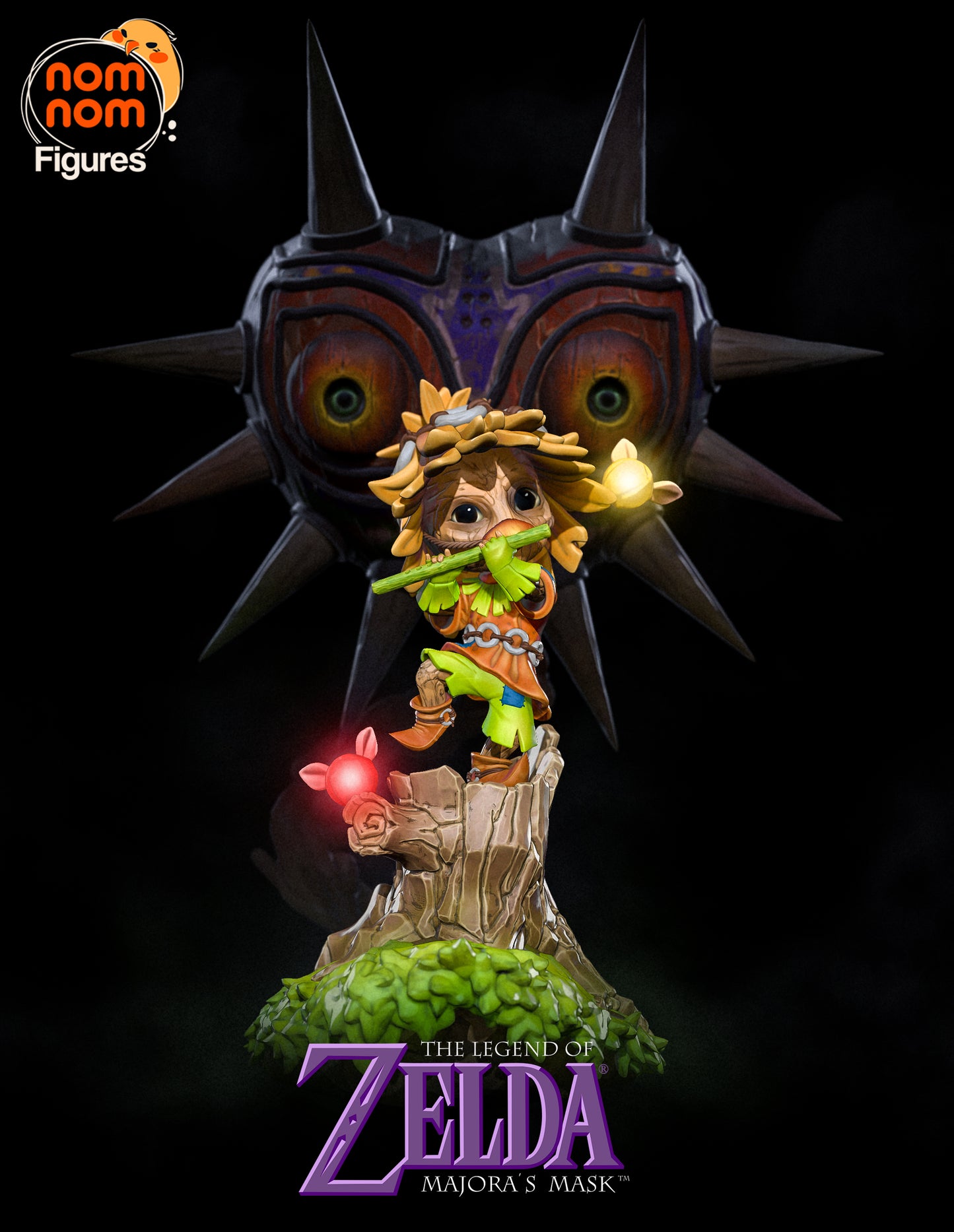Chibi Majora Skull Kid | 9-Inch Resin Model Kit | DIY The Legend of Zelda Majora’s Mask