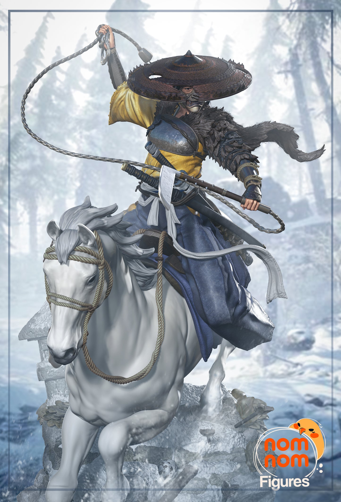 Atsu | Resin Model or Bust Kit | Ghost of Yotei - Onryo of Vengeance