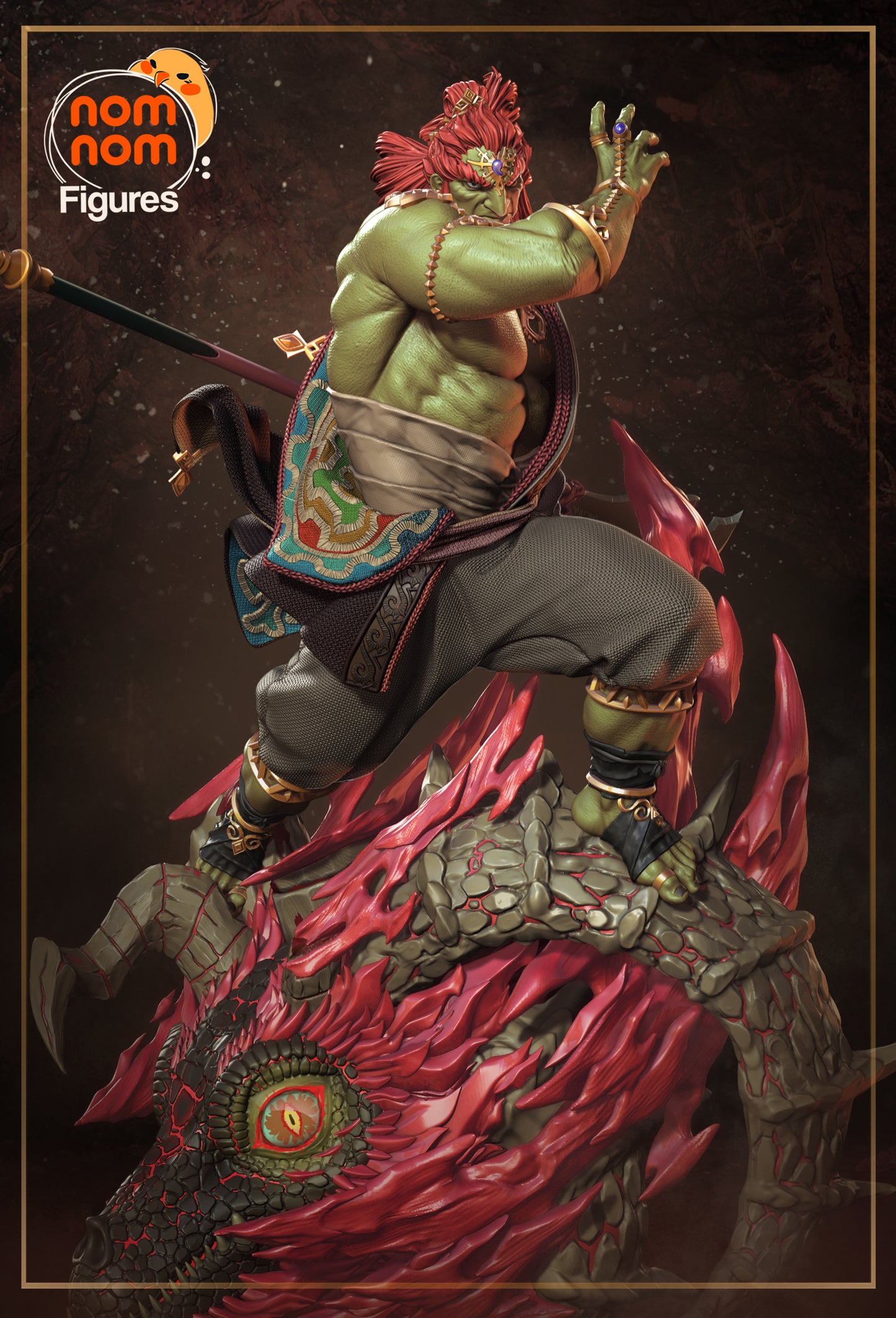 Ganondorf | Resin Model or Bust Kit | Legend of Zelda Tears of the Kingdom Demon King