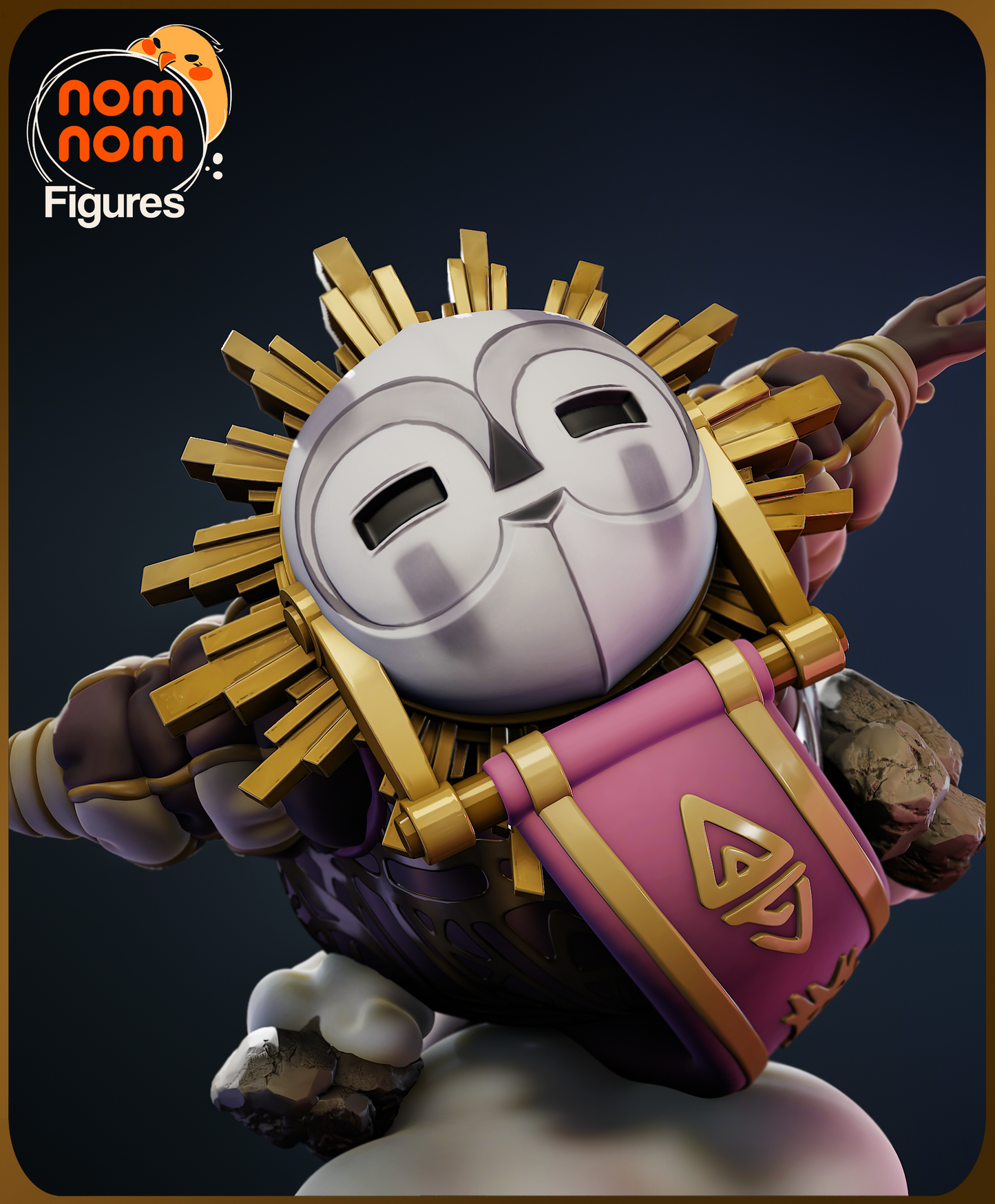 Chibi Esquie | 5-Inch Resin Model Kit | DIY Clair Obscur Expedition 33 Sun Warrior