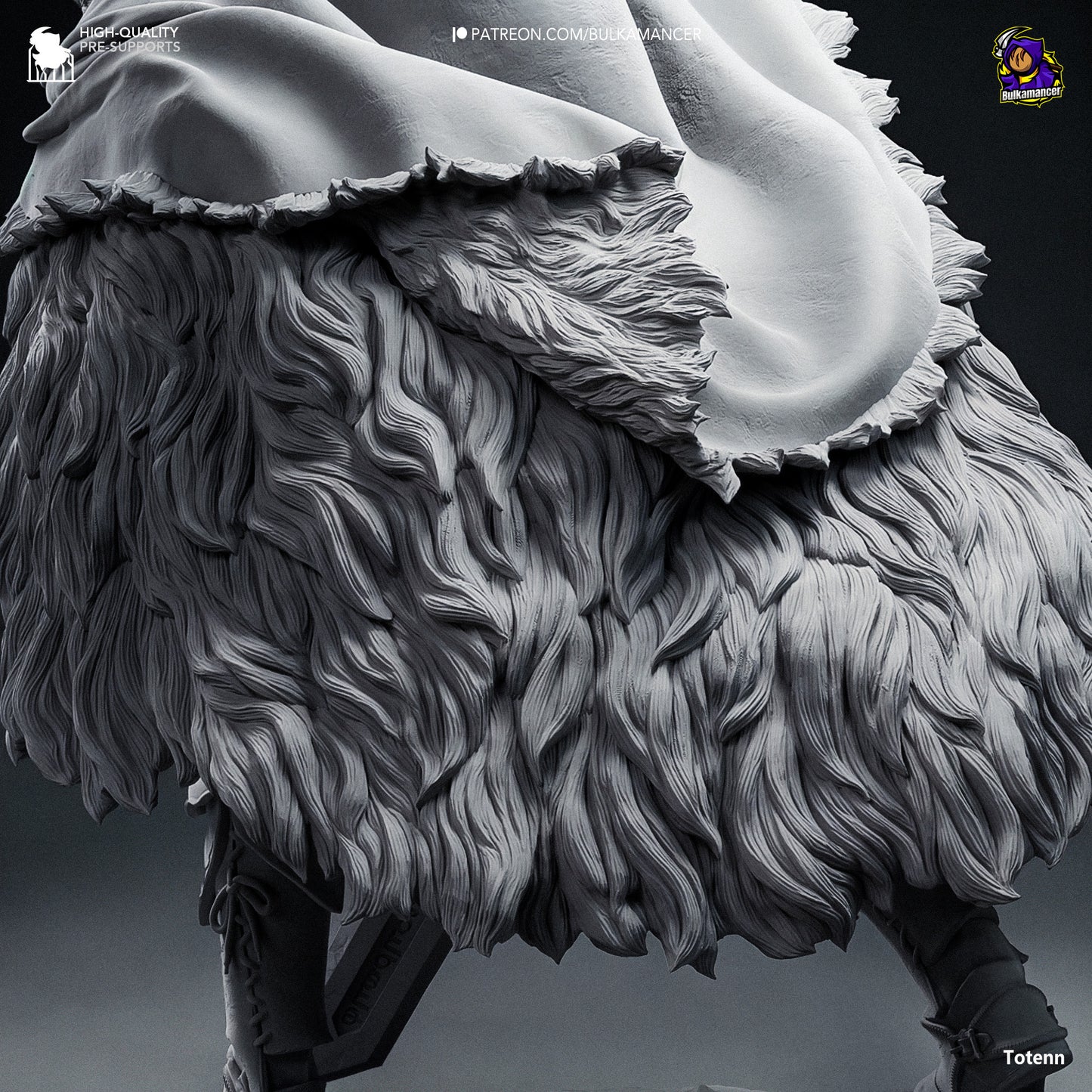 Blaidd the Half-Wolf | 10-Inch Resin Model Kit | Elden Ring Ranni’s Loyal Shadow