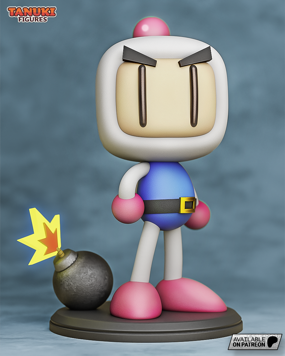 Bomberman | 5-Inch Resin Model Kit | Hero of the Grid and Classic Arcade Legend