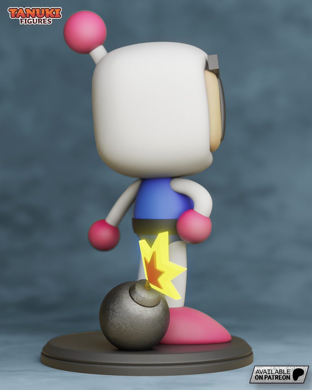 Bomberman | 5-Inch Resin Model Kit | Hero of the Grid and Classic Arcade Legend