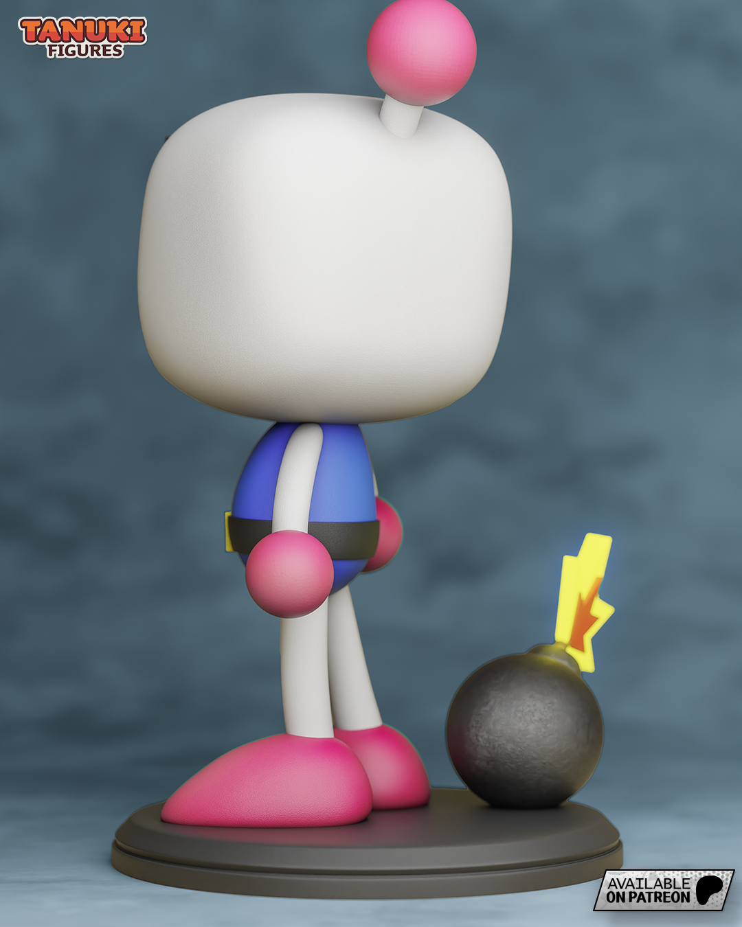 Bomberman | 5-Inch Resin Model Kit | Hero of the Grid and Classic Arcade Legend