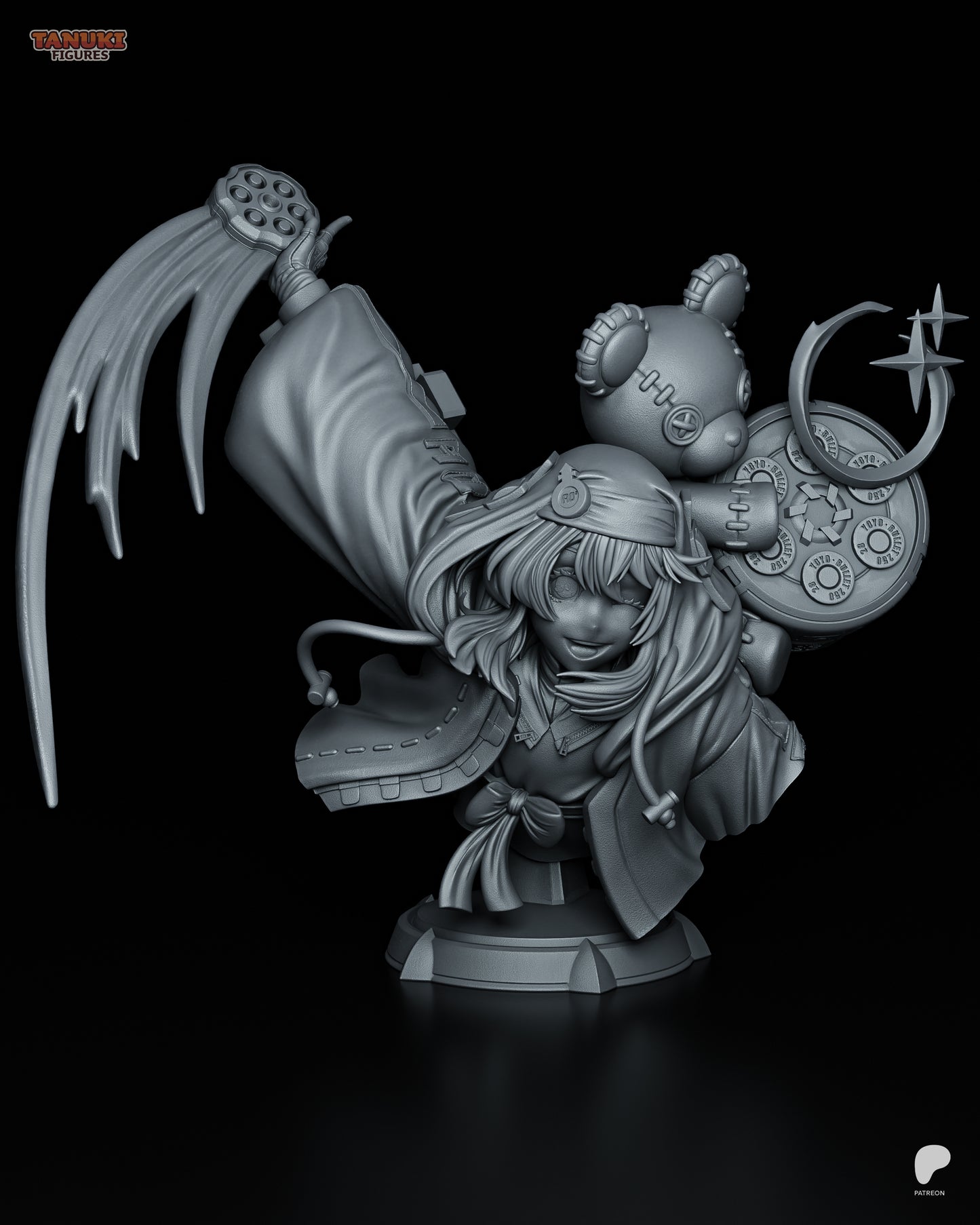 Bridget | Resin Model or Bust Kit | Guilty Gear Trickshot Rogue