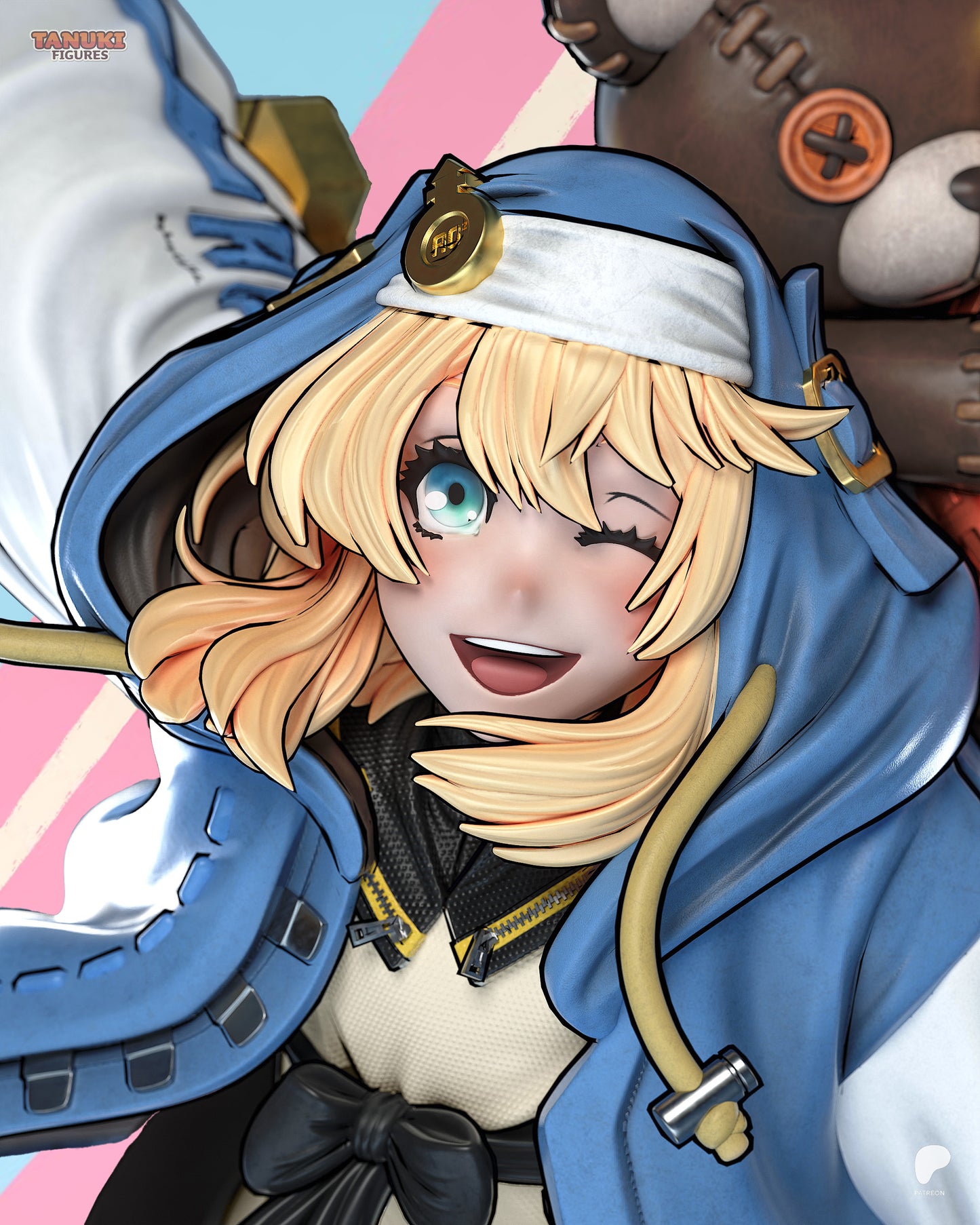 Bridget | Resin Model or Bust Kit | Guilty Gear Trickshot Rogue