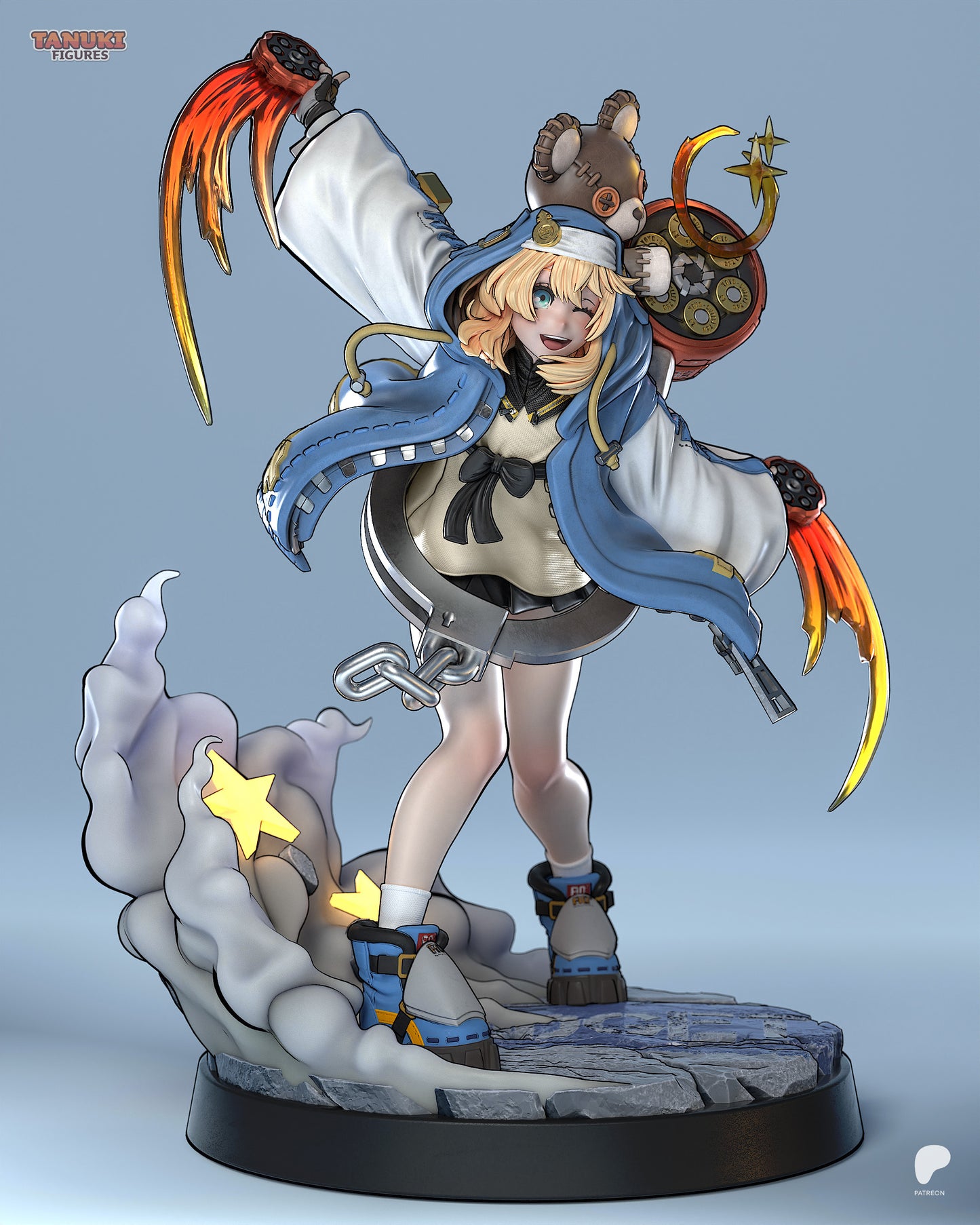 Bridget | Resin Model or Bust Kit | Guilty Gear Trickshot Rogue