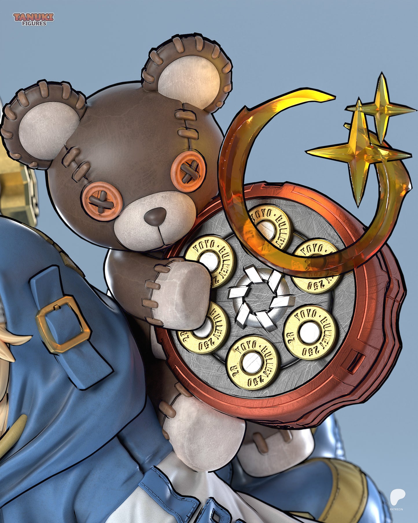 Bridget | Resin Model or Bust Kit | Guilty Gear Trickshot Rogue