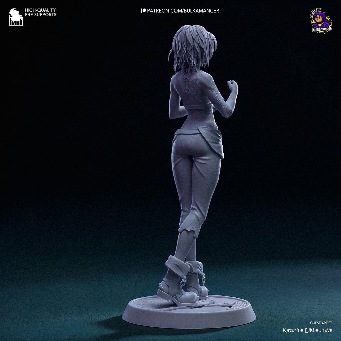 Broken Jinx | 9.5-Inch Resin Model Kit | Arcane Hextech Mayhem in Zaun