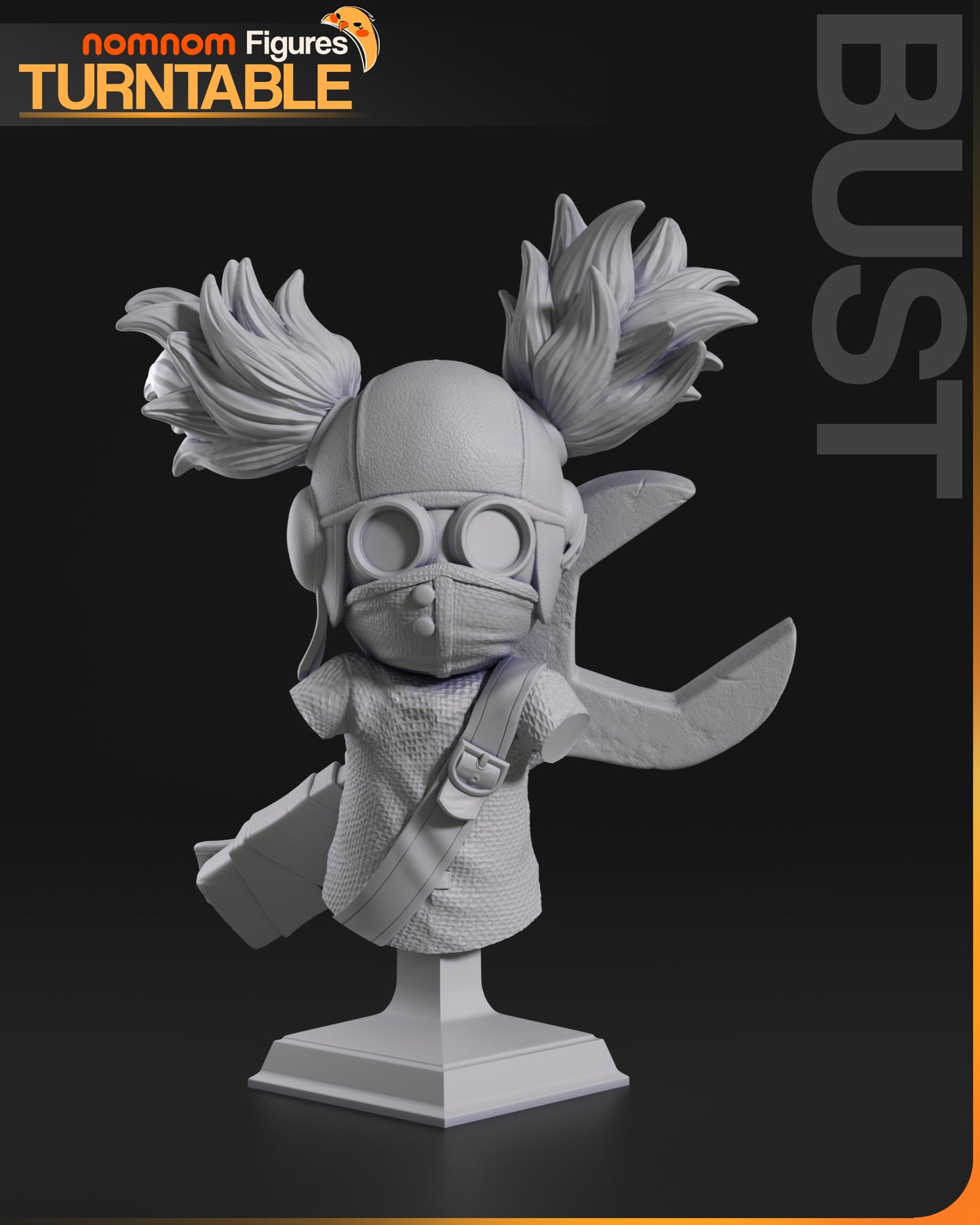 Little Nightmares III | Resin Model or Bust Kit | The Spiral Mine Cart