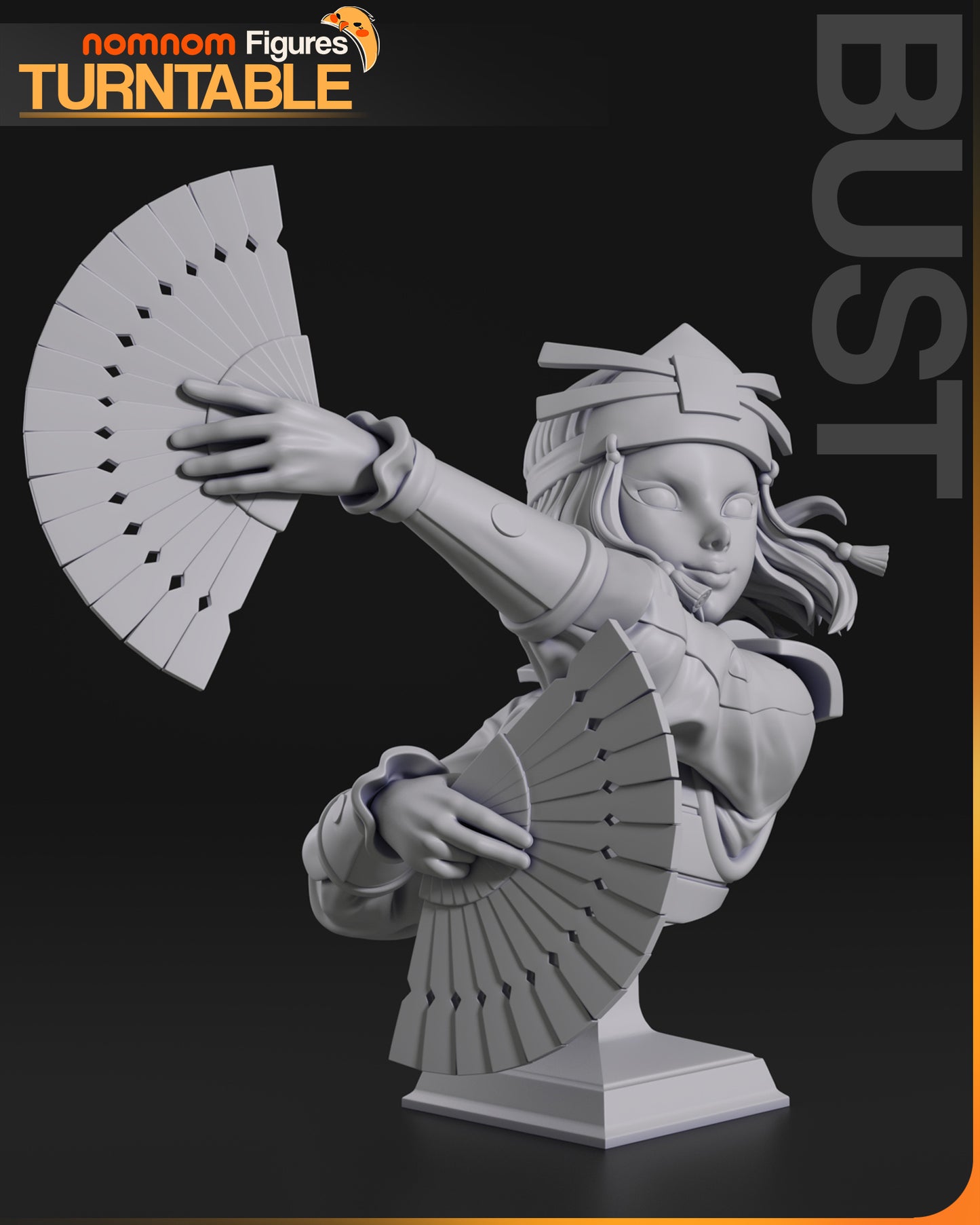 Suki | Resin Model or Bust Kit | Avatar: The Last Airbender Kyoshi Warrior