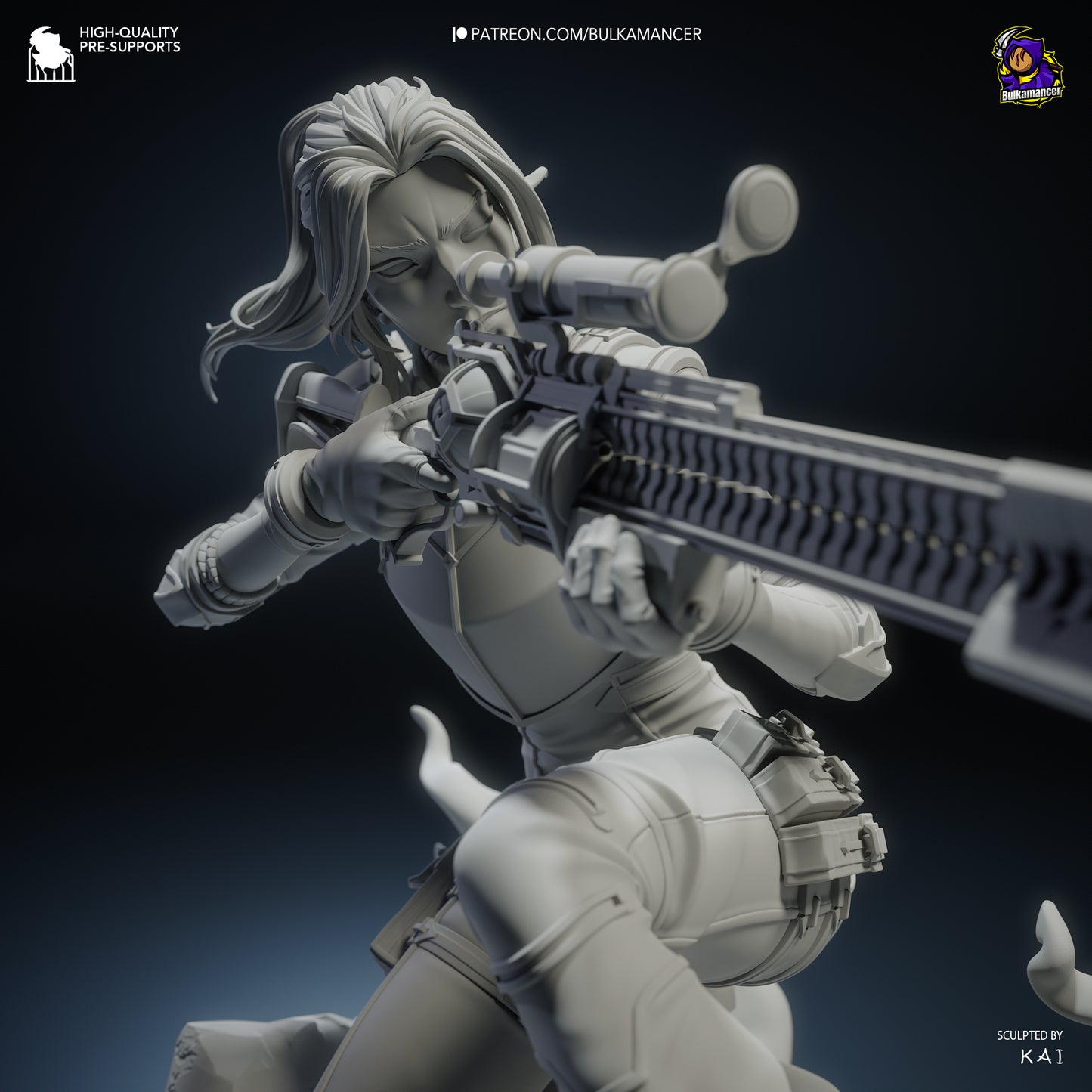 Caitlyn Kiramman | 6-Inch Resin Model Kit | Arcane Piltover’s Sheriff