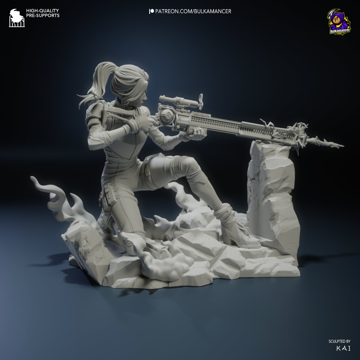 Caitlyn Kiramman | 6-Inch Resin Model Kit | Arcane Piltover’s Sheriff