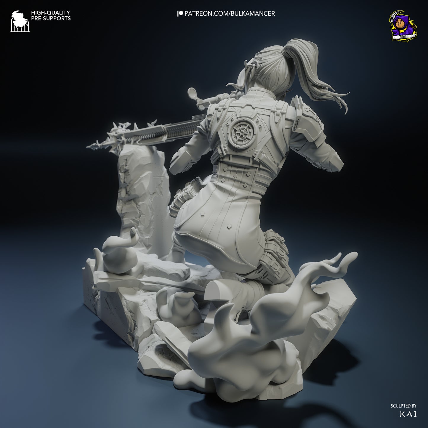 Caitlyn Kiramman | 6-Inch Resin Model Kit | Arcane Piltover’s Sheriff