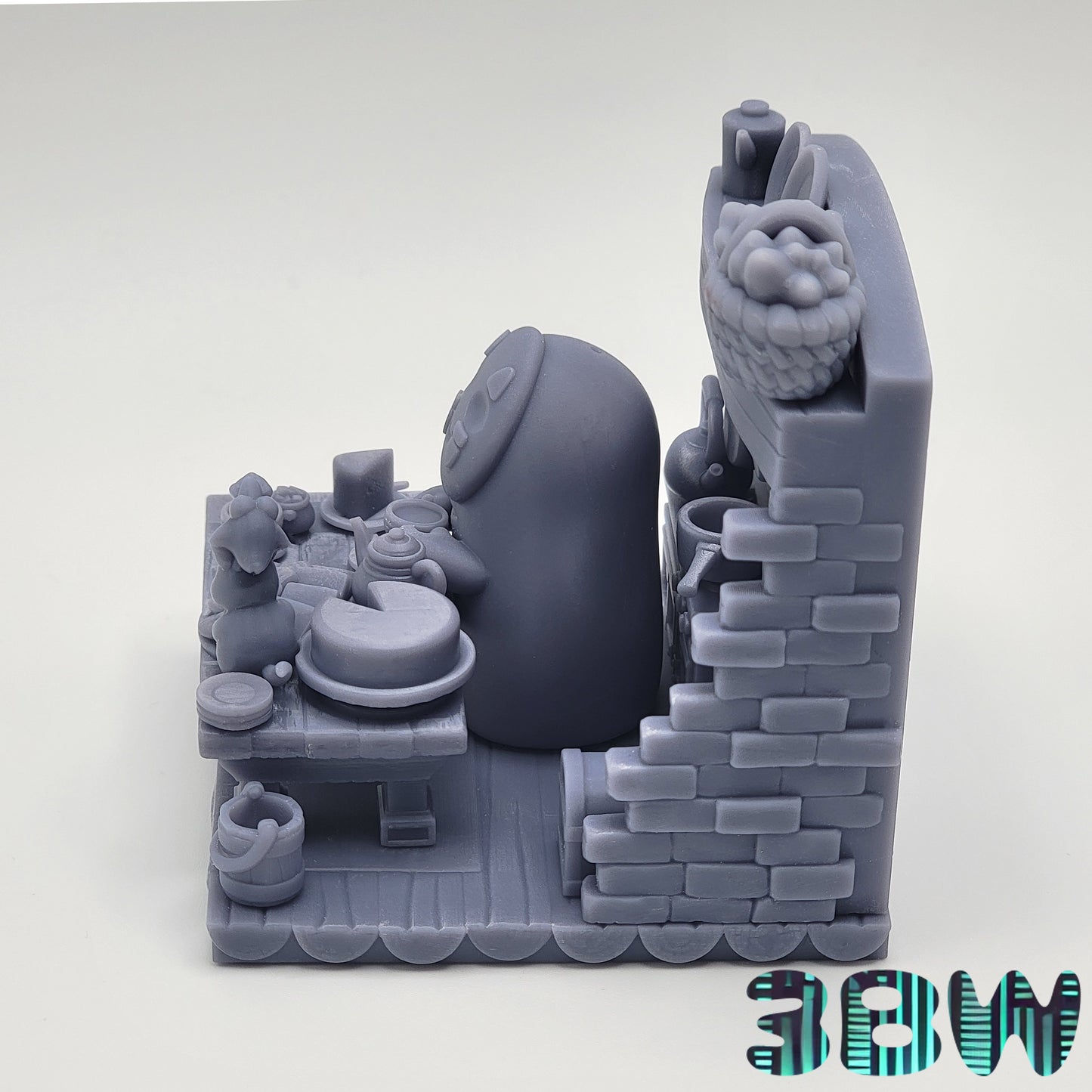 Chibi No-Face | 3-Inch Resin Model Kit | Spirited Away Tea with Kaonashi