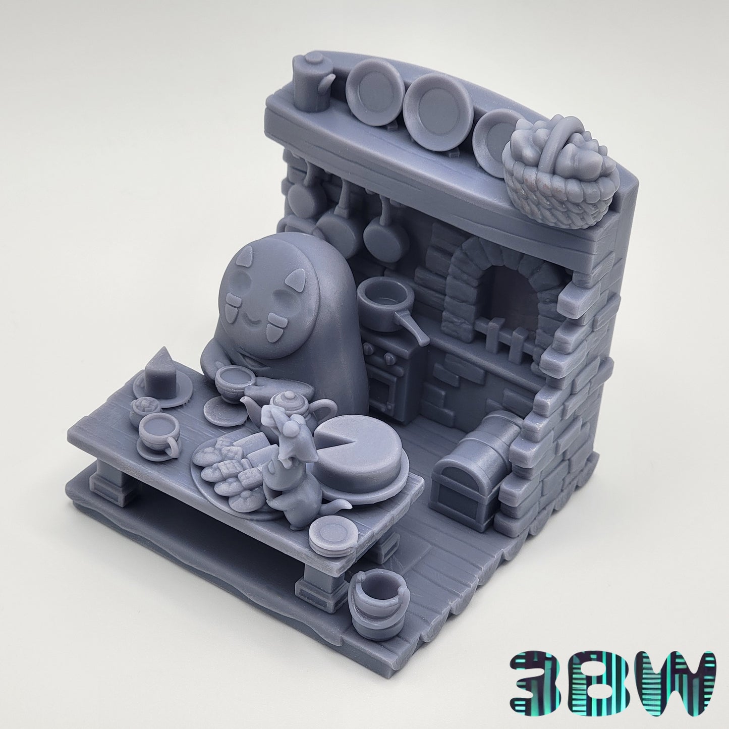 Chibi No-Face | 3-Inch Resin Model Kit | Spirited Away Tea with Kaonashi