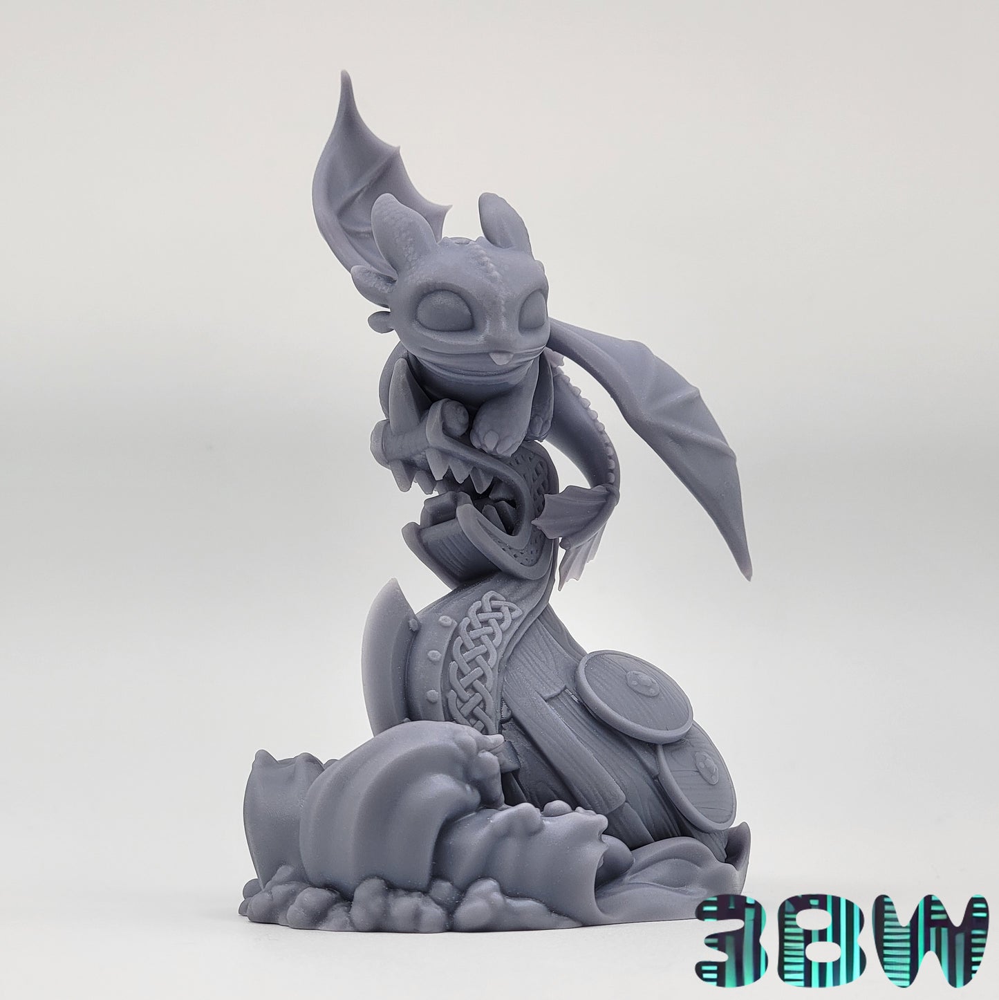 Chibi Toothless | 4.5-Inch Resin Model Kit | How to Train Your Dragon