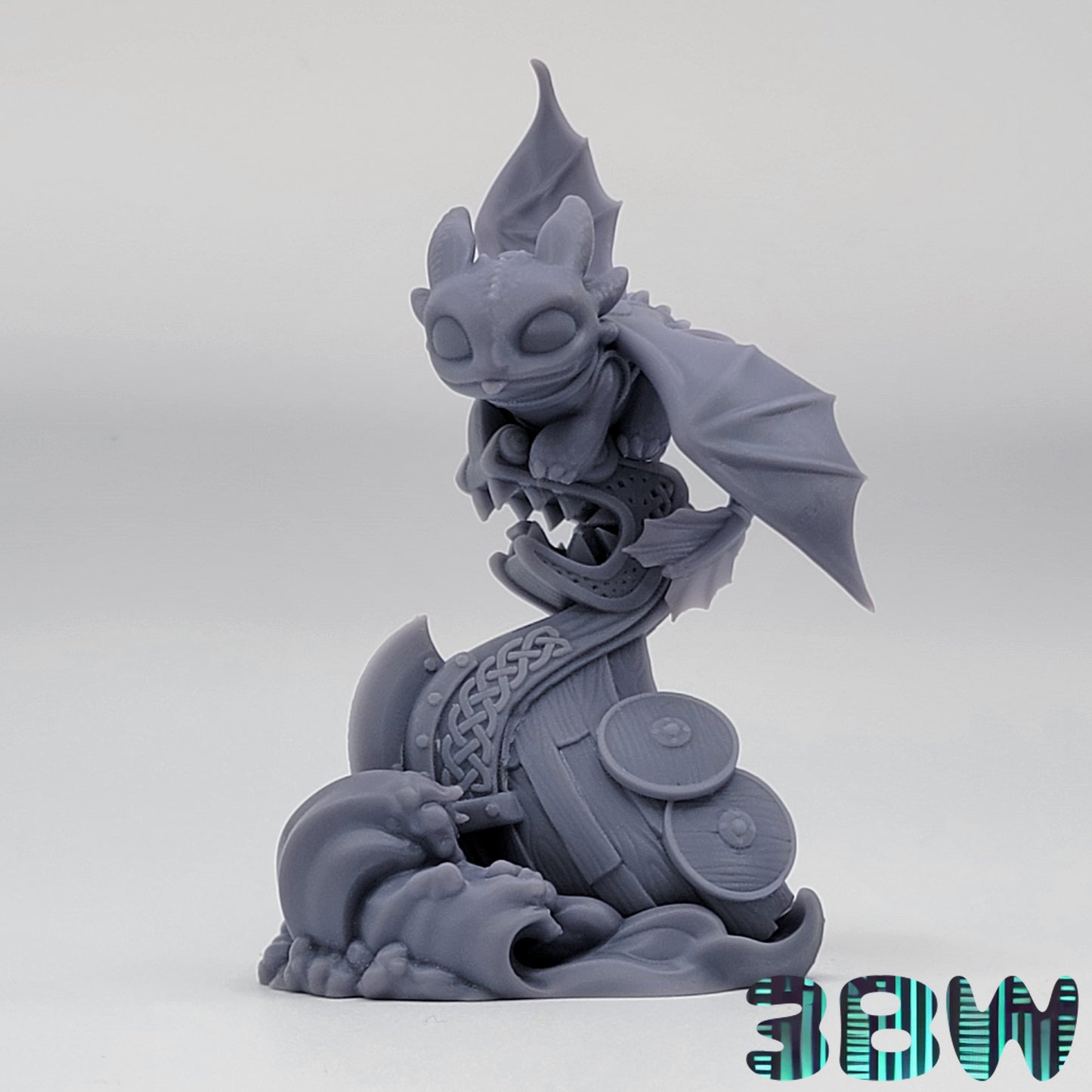 Chibi Toothless | 4.5-Inch Resin Model Kit | How to Train Your Dragon