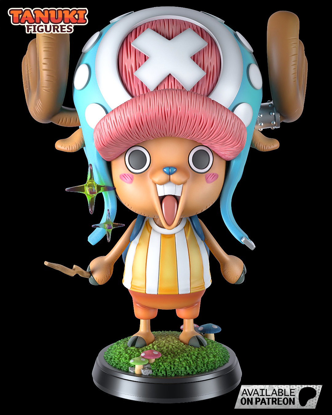 Tony Chopper | 3.5-Inch Resin Model Kit | One Piece Chibi Reindeer Medic