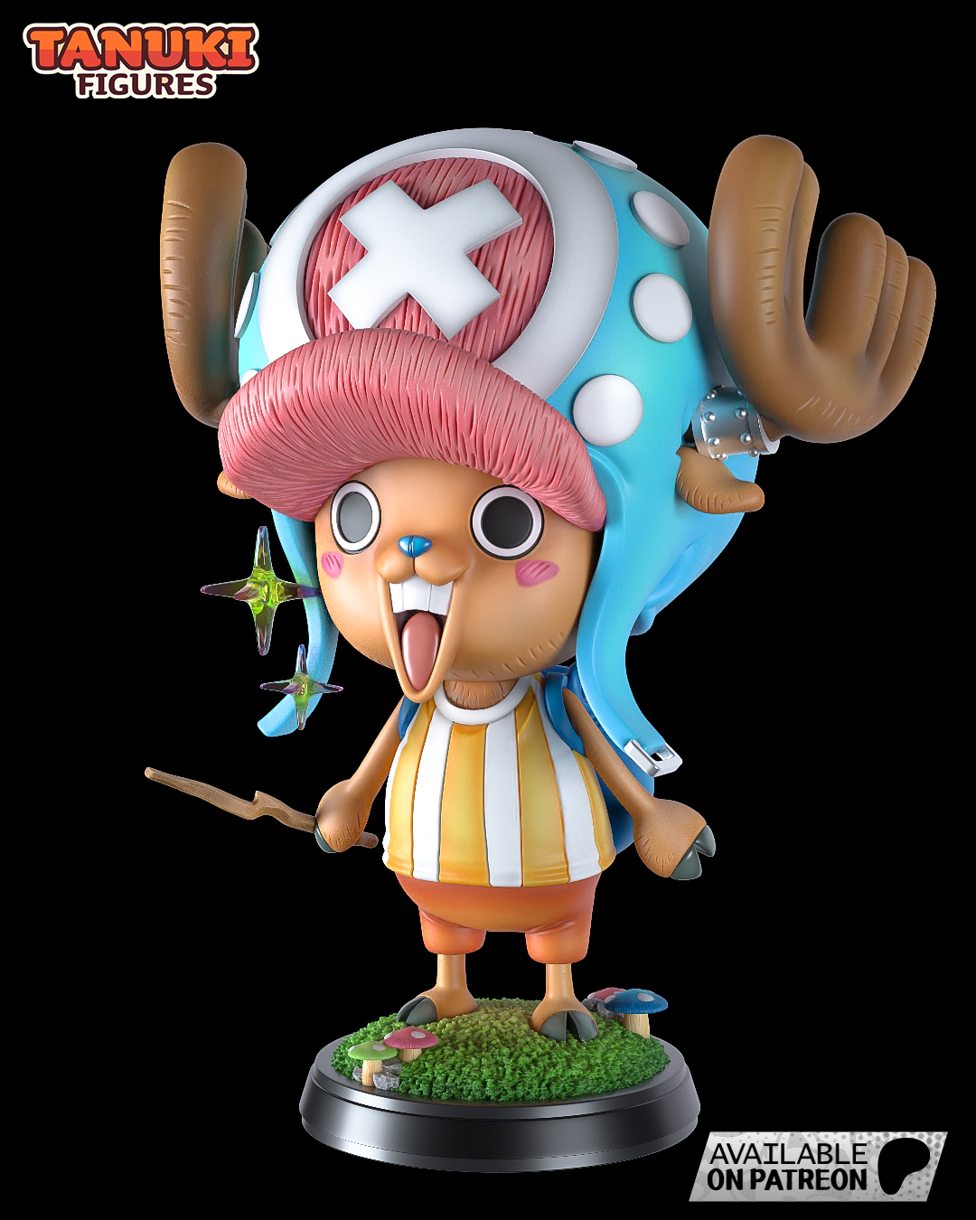 Tony Chopper | 3.5-Inch Resin Model Kit | One Piece Chibi Reindeer Medic