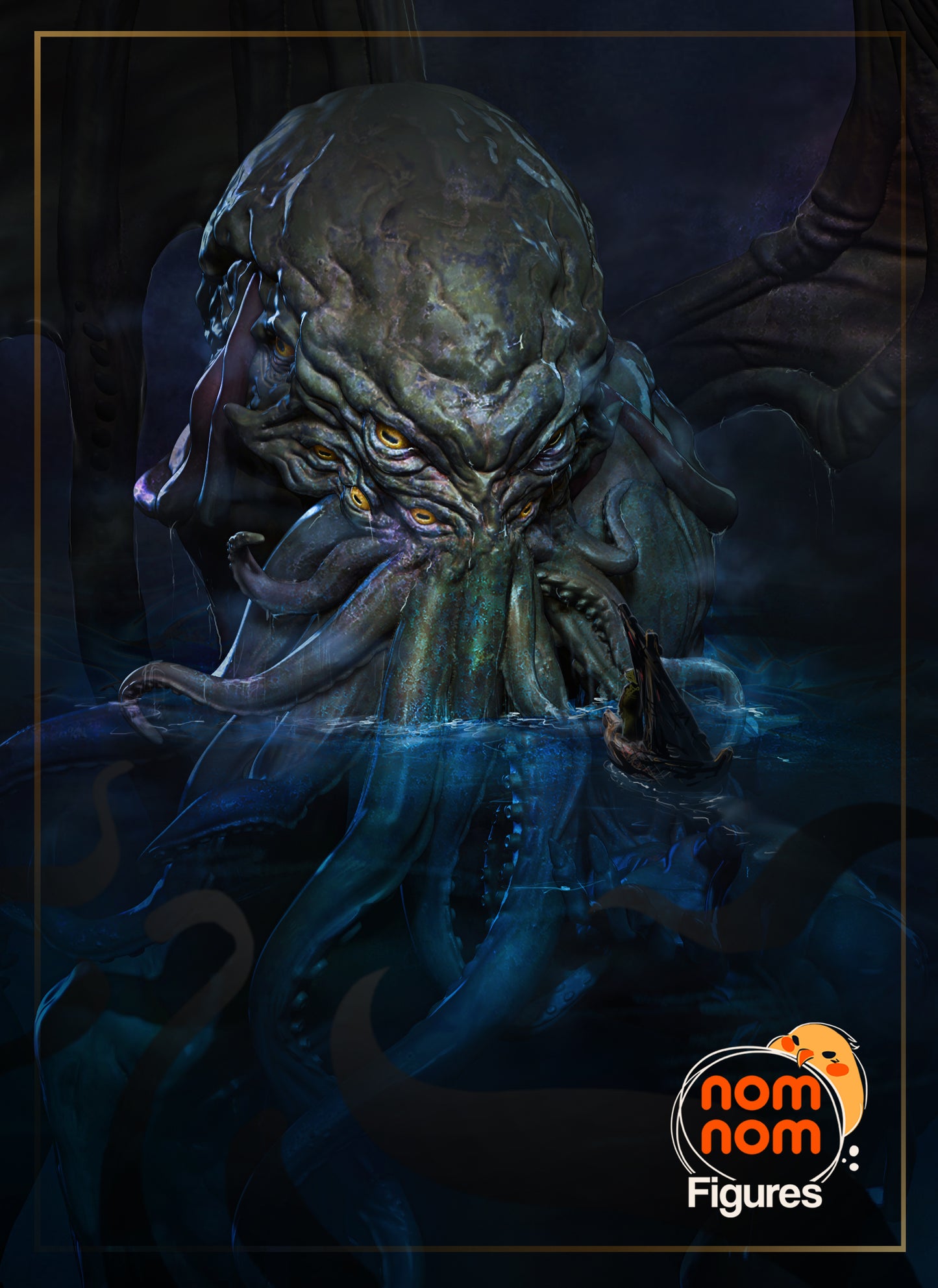 Cthulhu | 8.5-Inch Resin Model Kit | DIY Lovecraftian Cosmic Horror