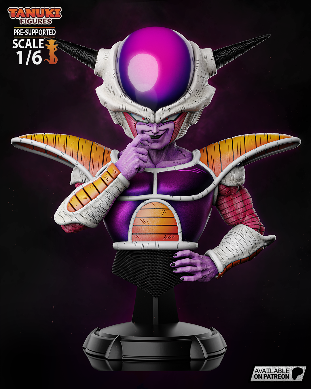 Frieza | Resin Model or Bust Kit | Dragon Ball Z Galactic Tyrant in Second Form