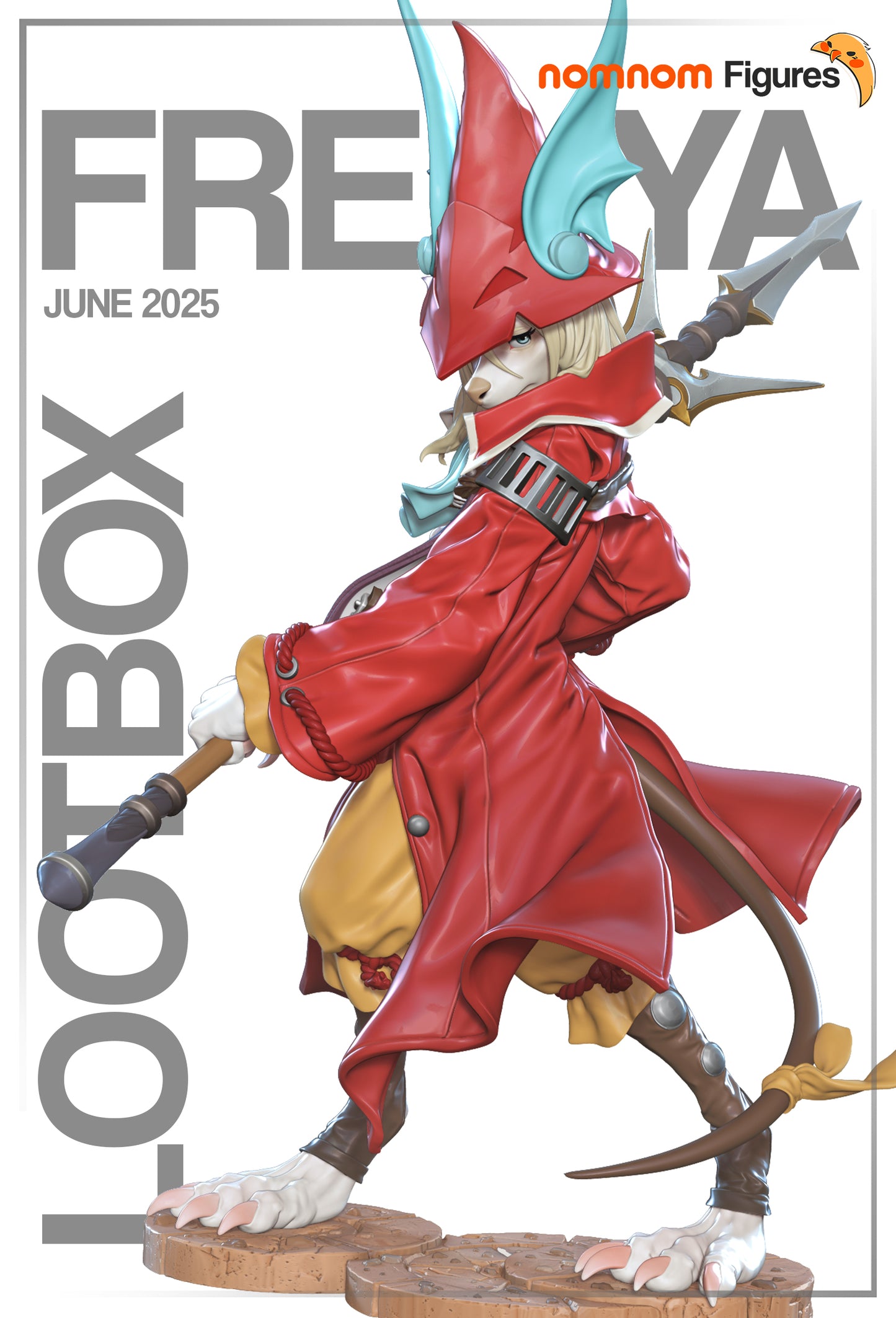 Freya Crescent | 8-Inch Resin Model Kit | DIY Final Fantasy IX Dragon Knight