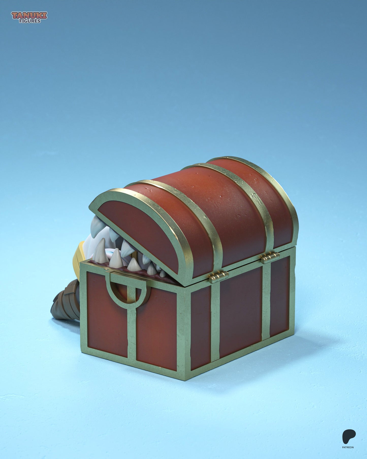 Chibi Frieren and Mimic | 4.5-Inch Resin Model Kit | Frieren: Beyond Journey’s End Mage