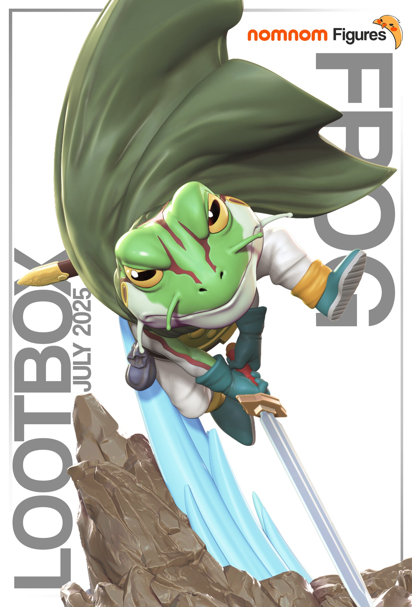 Frog | 8-Inch Resin Model Kit | DIY Chrono Trigger Amphibian Knight