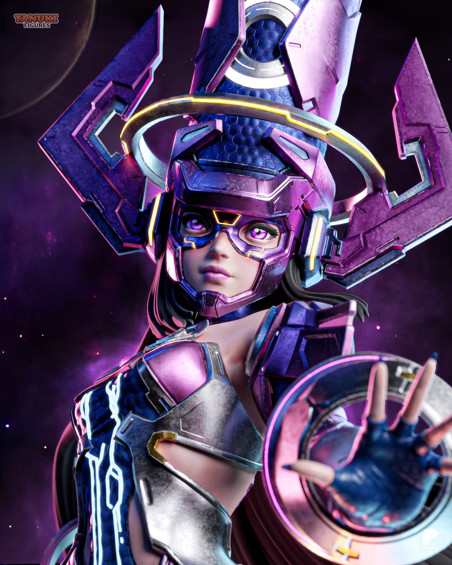 Galacta | Resin Model or Bust Kit | Marvel Rivals Devourer’s Daughter