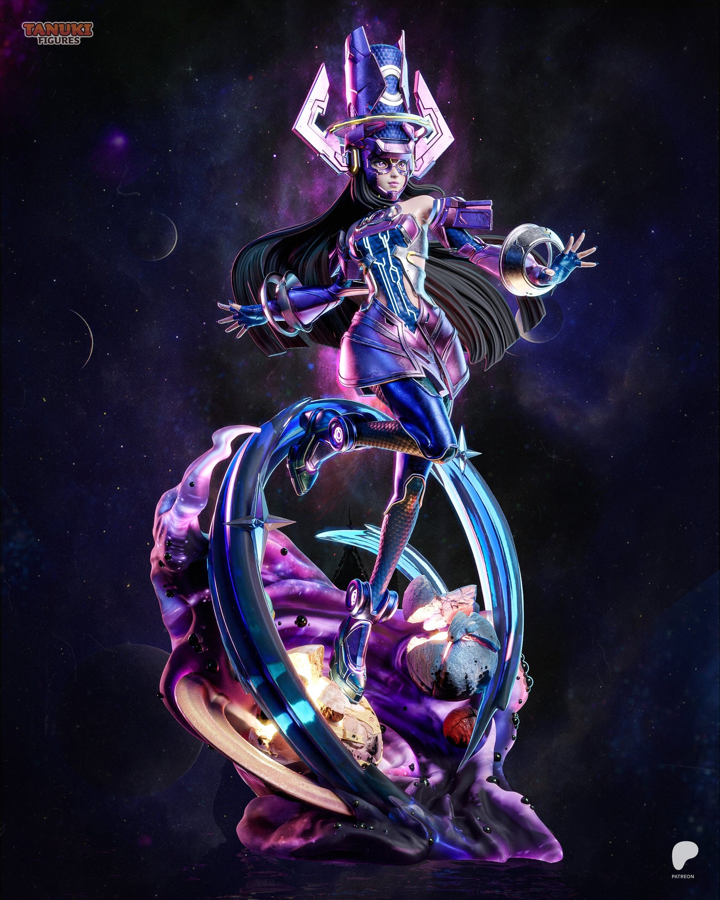 Galacta | Resin Model or Bust Kit | Marvel Rivals Devourer’s Daughter