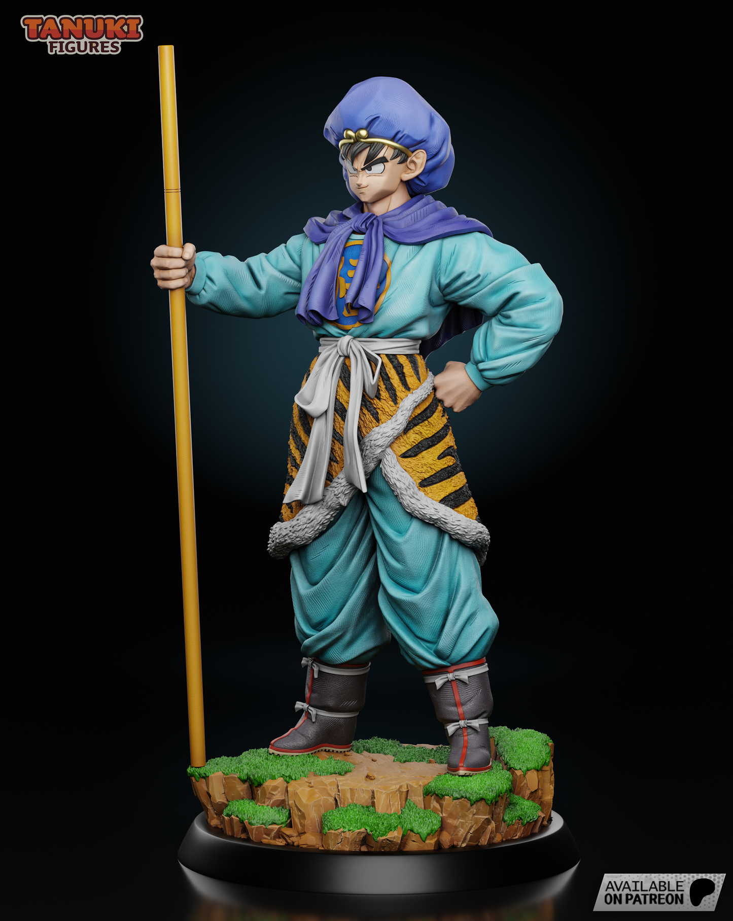 Goku Saiyuki | Resin Model or Bust Kit | Saiyuki Journey West Fighter
