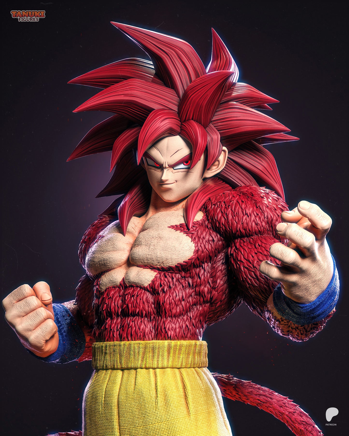 Goku SSJ4 | Resin Model or Bust Kit | Dragon Ball Primal Saiyan Ascension