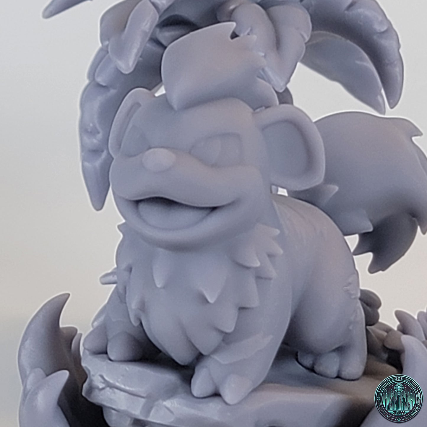 Chibi Growlithe | 3" Resin Model Kit | DIY Pokemon Fire-Type Puppy